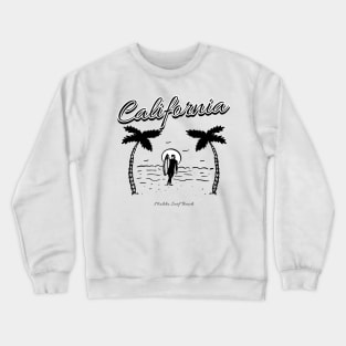 Surfing's the source. Can change your life. Surf time. Crewneck Sweatshirt